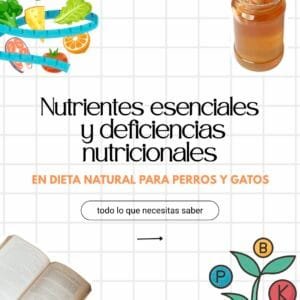Guía completa de nutrición natural sin deficiencias para perros y gatos
